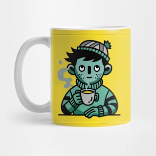 Coffee Lover Boy T-Shirt Mug